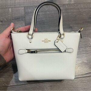 Coach Cream Mini Gallery Bag